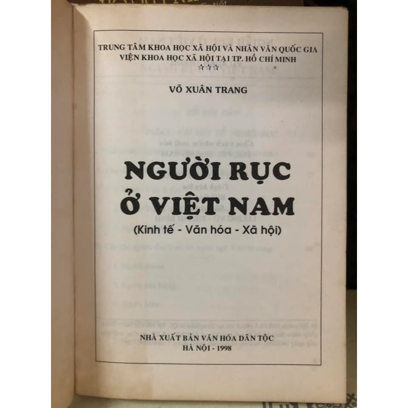 Sách Người rục ở Việt Nam - Võ Xuân Trang 306656