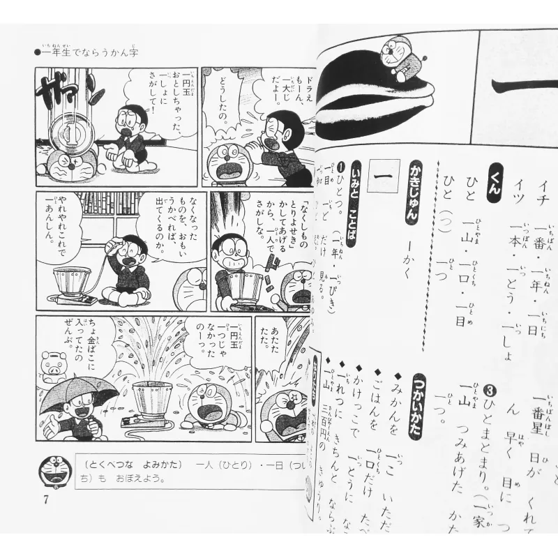 Doraemon Kanji Jiten vol 1 – Sách học Kanji qua truyện tranh Doraemon 8690