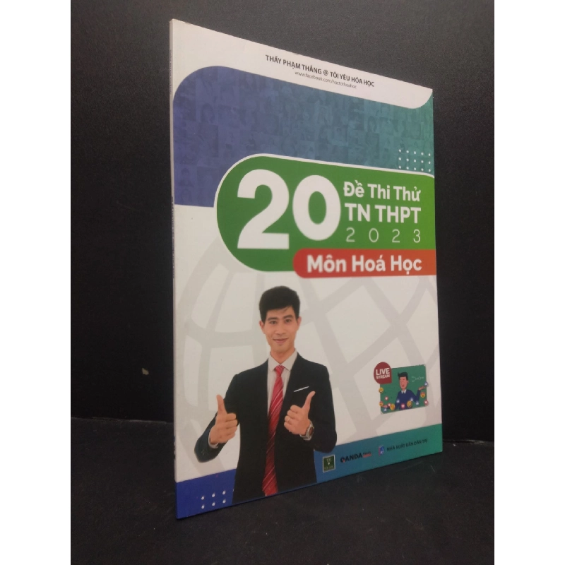 20 đề thi thử tốt nghiệp THPT 2023 môn hóa học mới 90% bẩn bìa 2023 HCM2705 Thầy Phạm Thắng SÁCH GIÁO TRÌNH, CHUYÊN MÔN 914611