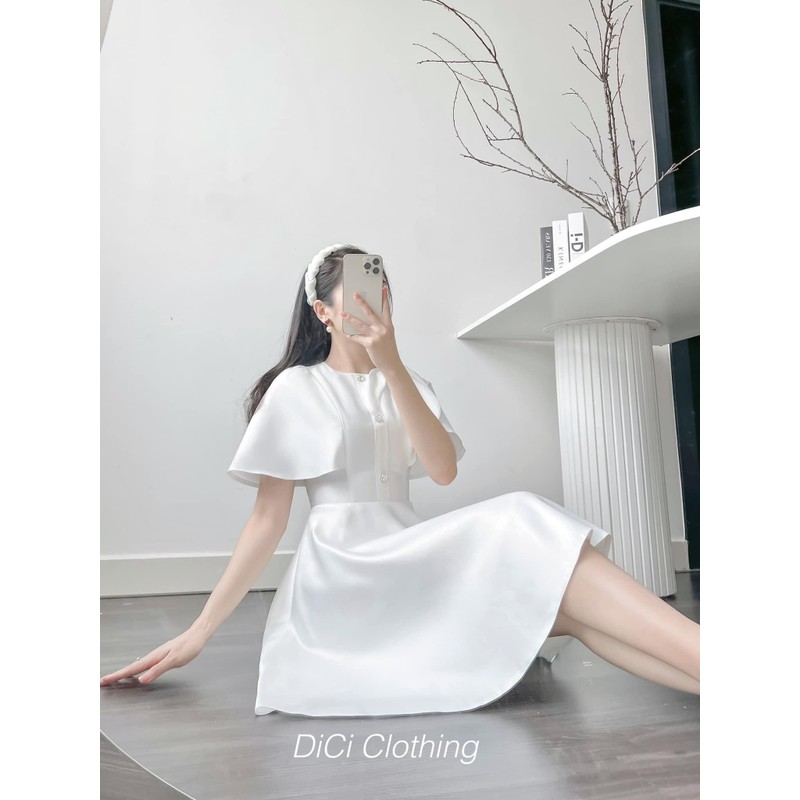 Đầm dự tiệc màu trắng size M 191232