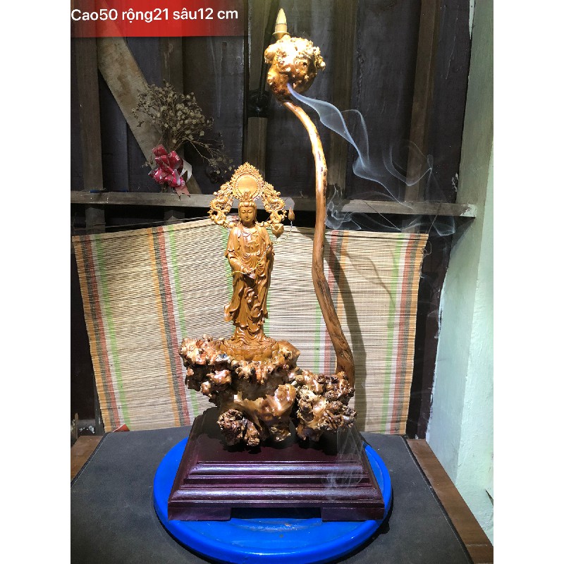 Đại Thế trí bồ Tát ,chất liệu nu trâm vàng .hàng đẹp ,mua hàng đc tặng kèm thêm trầm.  7606