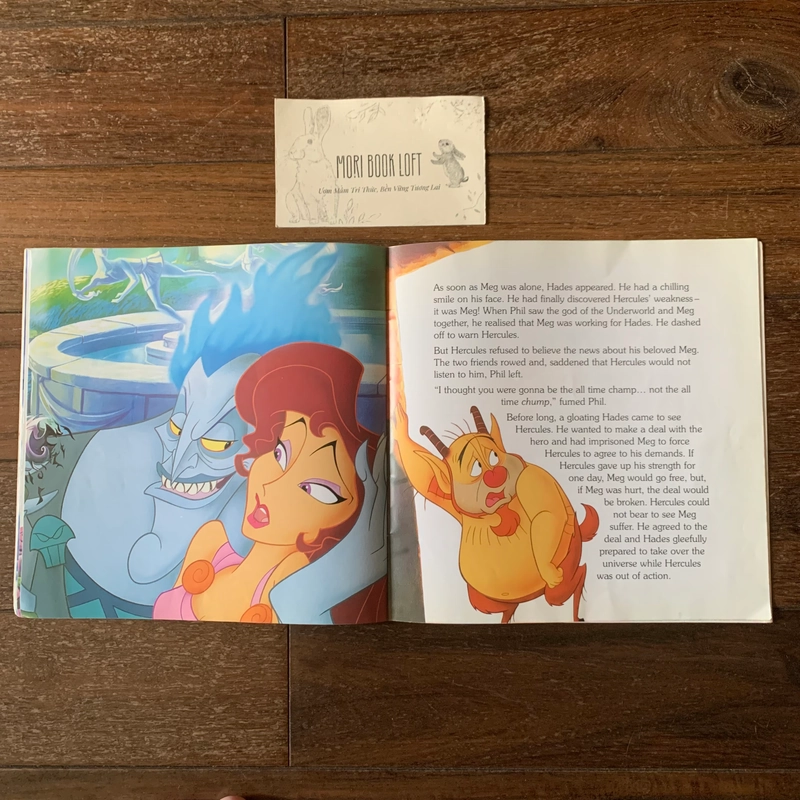 Sách ngoại văn Hercule, Used, Disney Book 532099