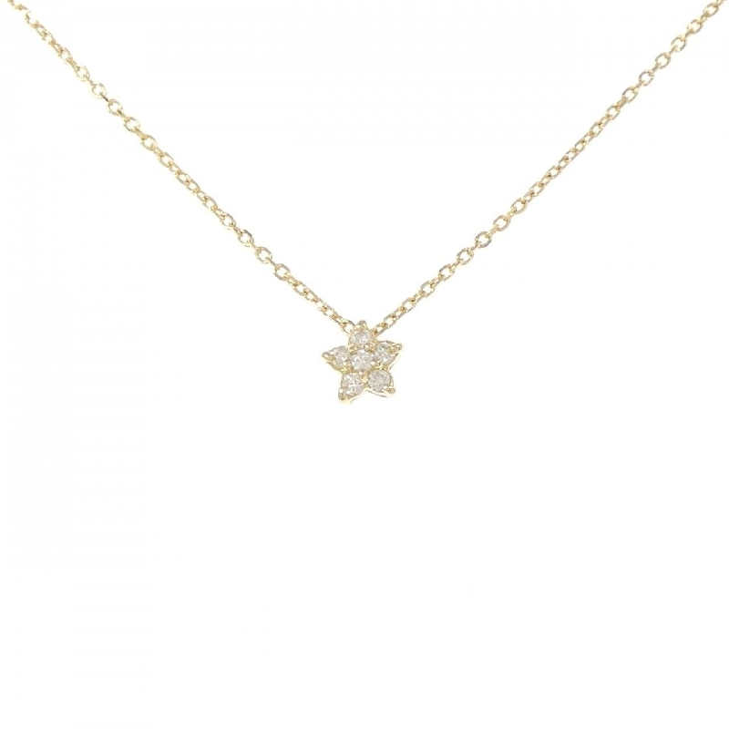 K18YG Ngôi sao Kim cương Dây chuyền 0.05CT - Hàng hiệu Chính hãng 866015