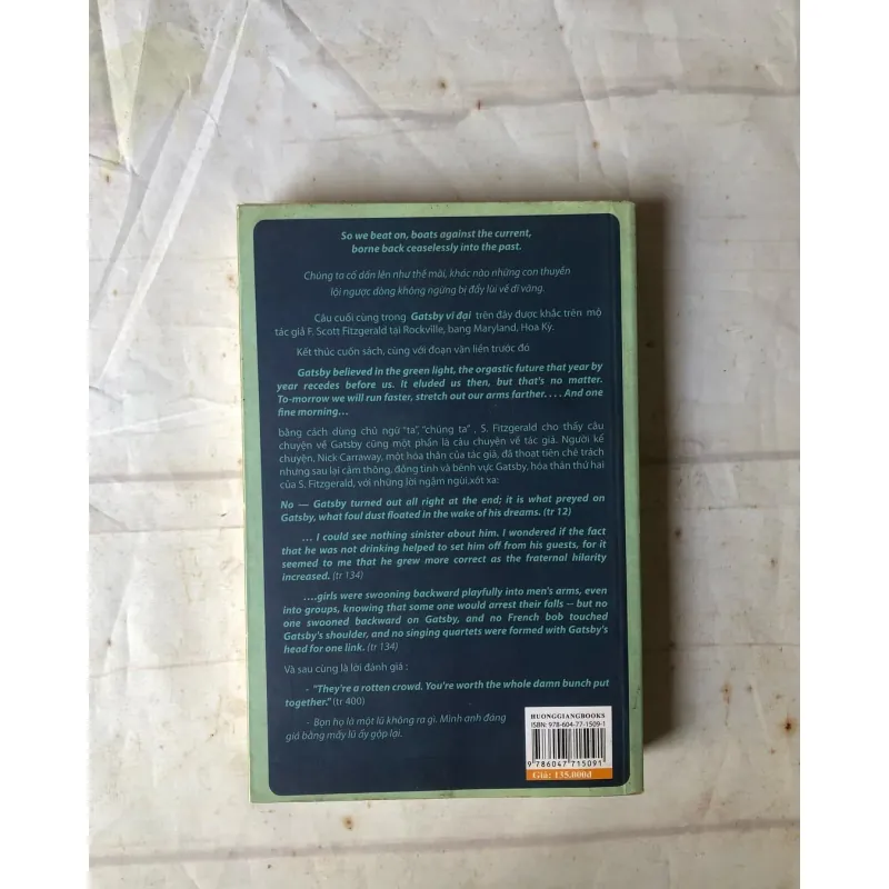 Gatsby Vĩ Đại - F. Scott Fitzgerald (song ngữ Anh Việt) 751568