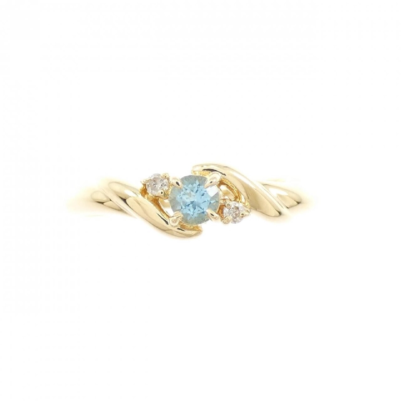 Nhẫn Blue Topaz K18YG - Hàng hiệu Chính hãng 852889
