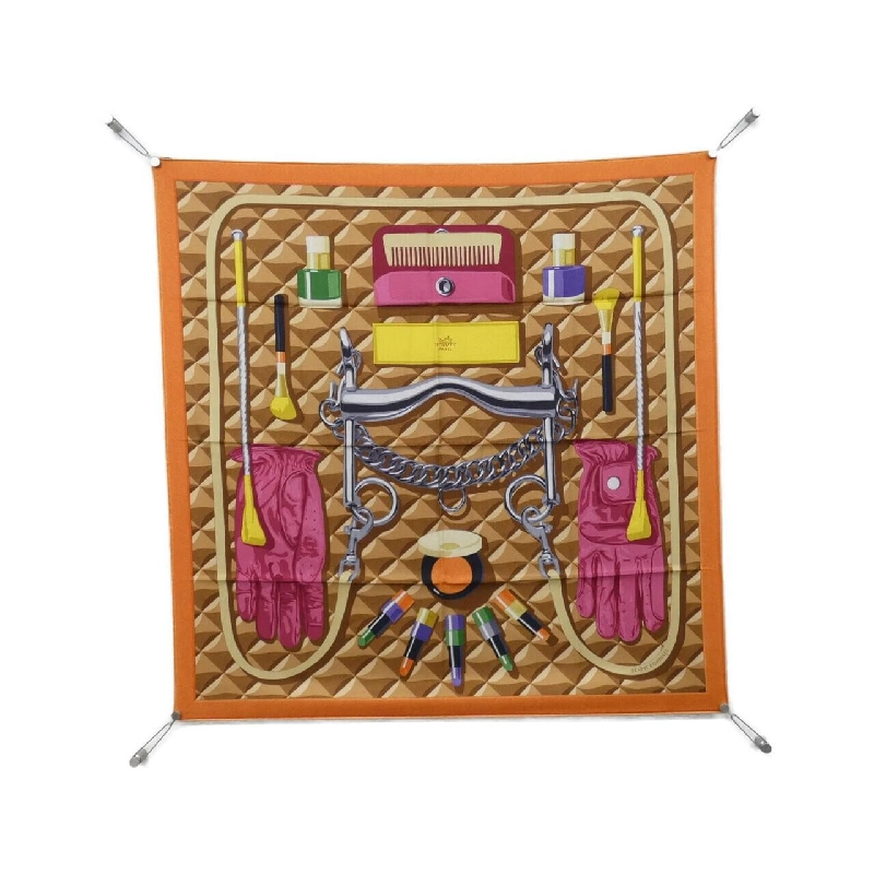 Khăn lụa Hermès BEAUTE COMPOSEE 624231