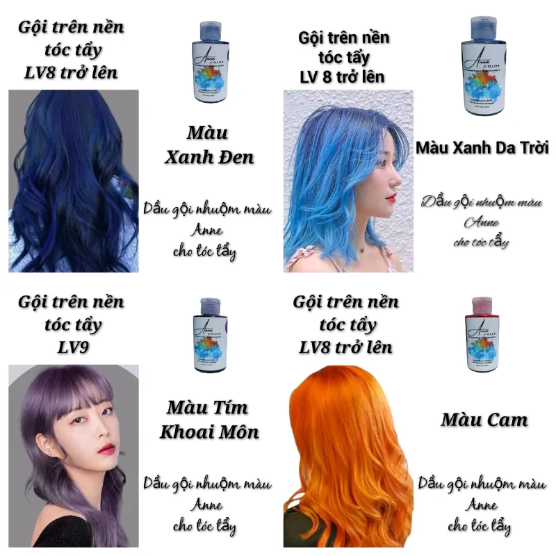 Dầu Gội Bù Màu Anne Dành Cho Tóc Tẩy 250ml 100ml 761446
