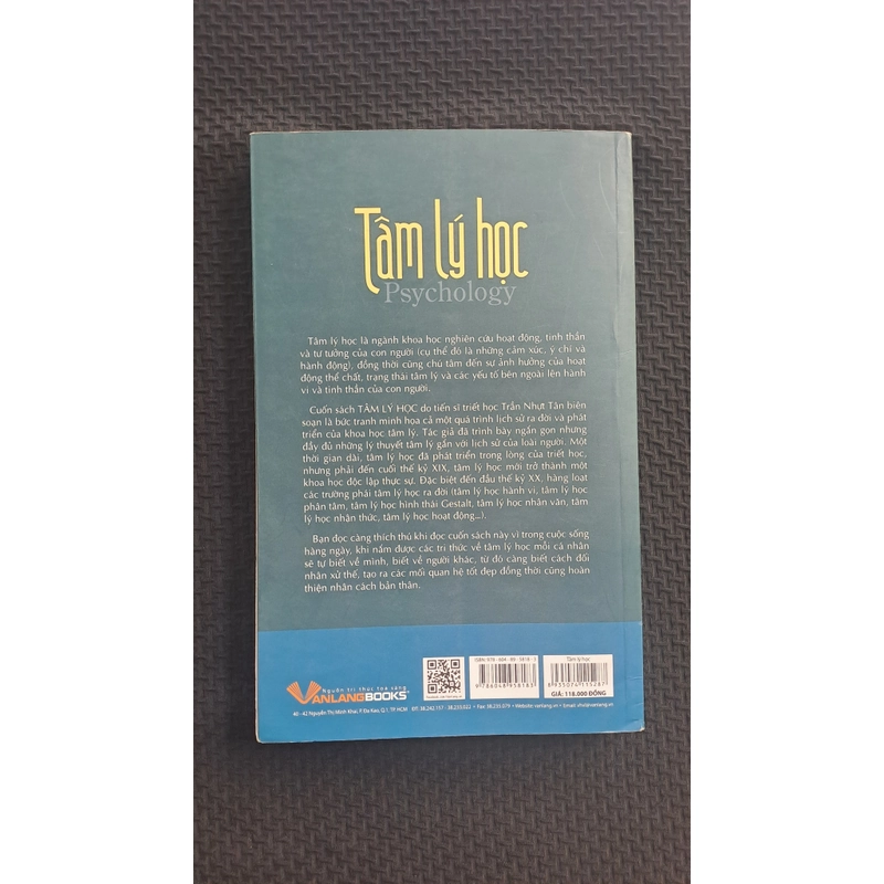 Tâm lý học - Trần Nhựt Tân ( Tiến sĩ Triết học) 466179