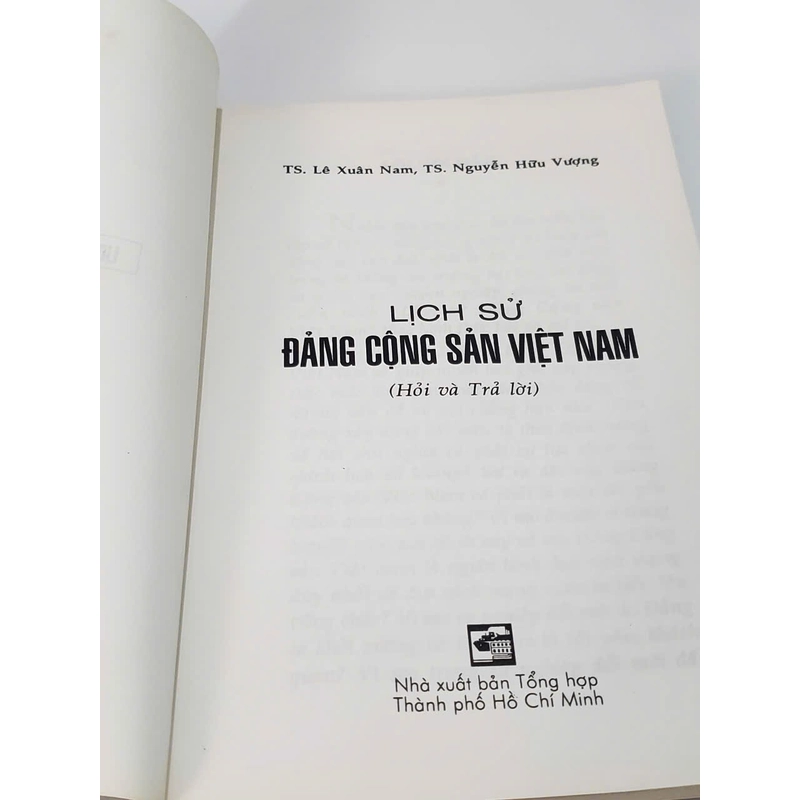 Lịch sử Đảng Cộng sản Việt Nam (hỏi và trả lời) 503185