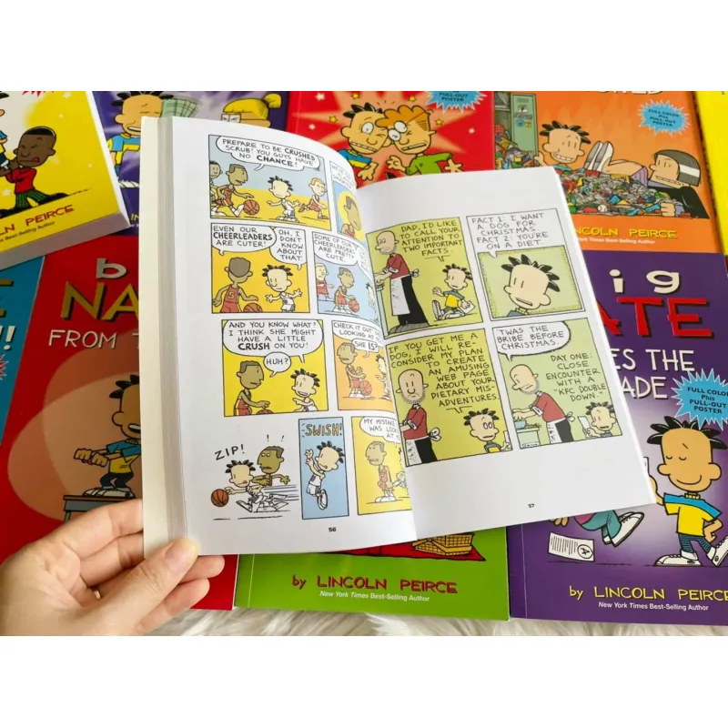 TRUYỆN TRANH -  BIG NATE – BẢN MÀU 12 CUỐN TẶNG FILE NGHE 745684
