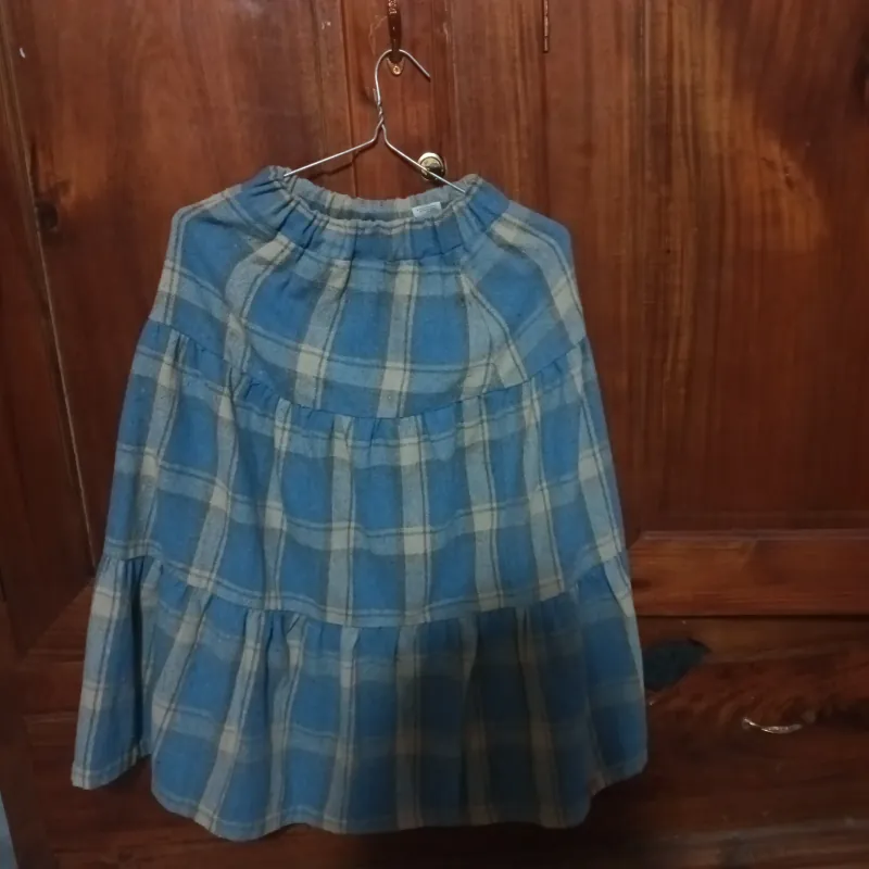 Váy kẻ sọc chữ A 957797