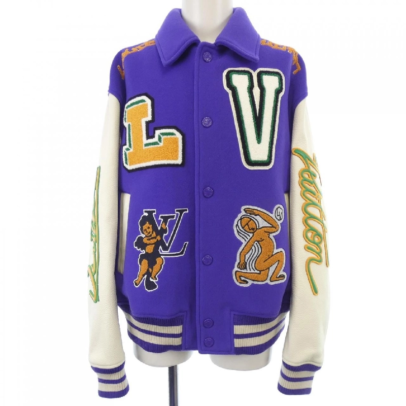 Louis Vuitton LOUIS VUITTON Áo khoác da phối nhiều mảnh HNL90EMJY - Hàng hiệu Chính hãng 889066