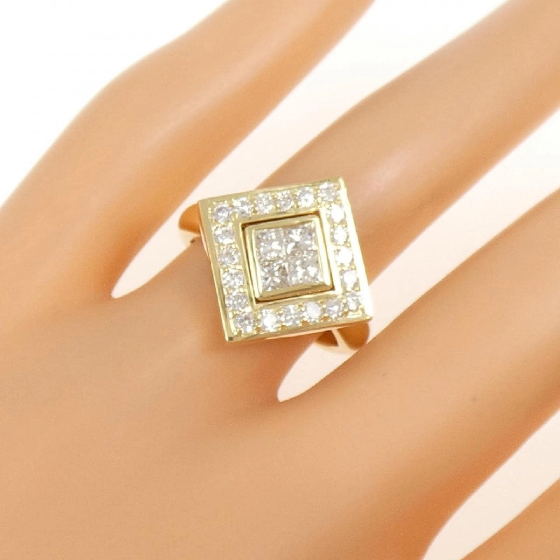Nhẫn kim cương K18YG 0.50CT 666024