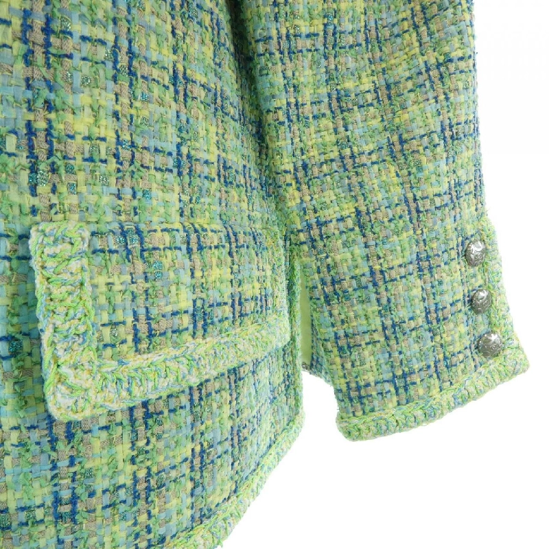 Jacket không cổ CHANEL P60880V45863 - Hàng hiệu Authentic 819648