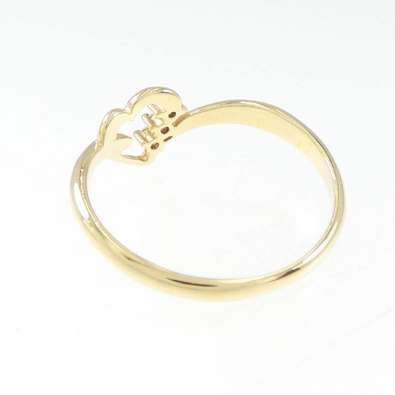 Nhẫn kim cương hình trái tim K18YG 668965