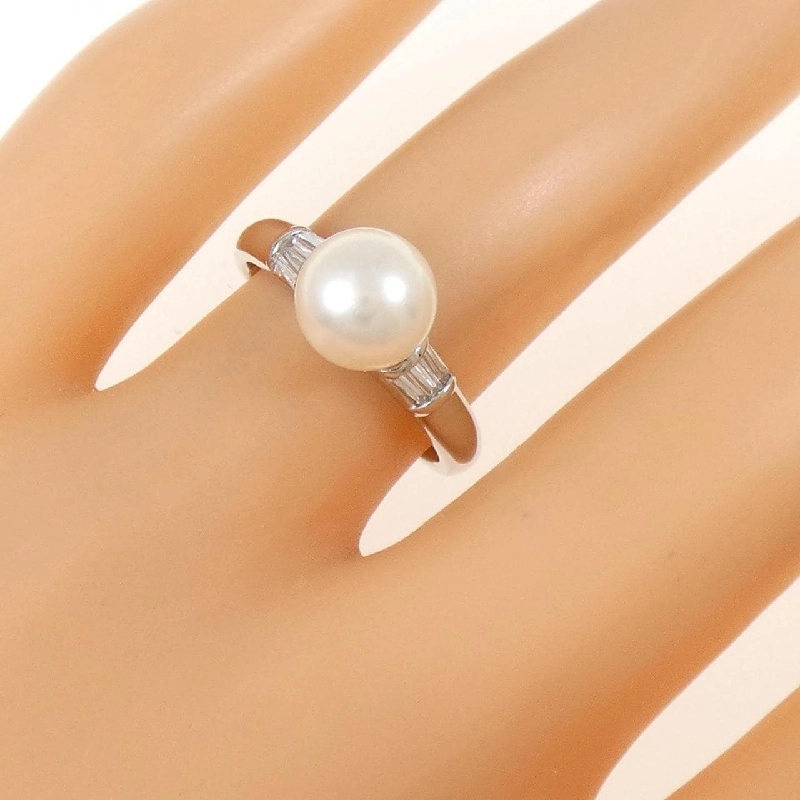 Nhẫn ngọc trai Akoya PT900 7.3mm - Hàng hiệu Chính hãng 853301