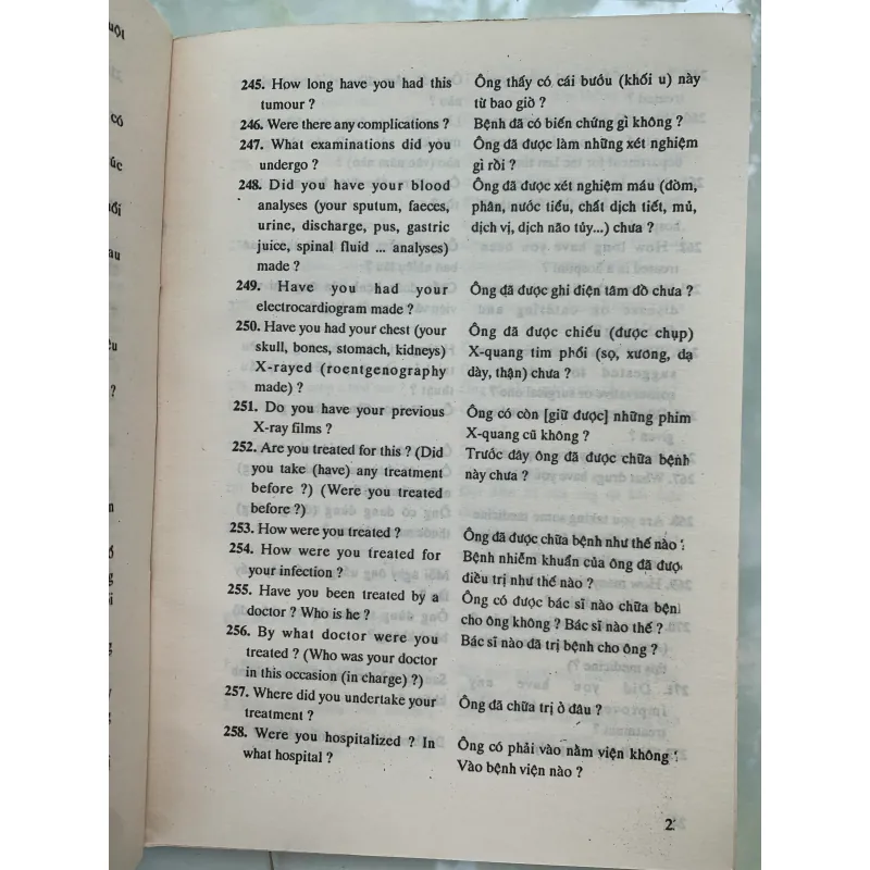 HỘI THOẠI Y HỌC ANH VIỆT - PHẠM VĂN CỰ 784281