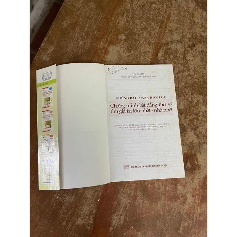 NHỮNG BÀI TOÁN CHỌN LỌC CHỨNG MINH BẤT ĐẲNG THỨC VÀ TÌM GIÁ TRỊ LỚN NHẤT- NHỎ NHẤT 543104