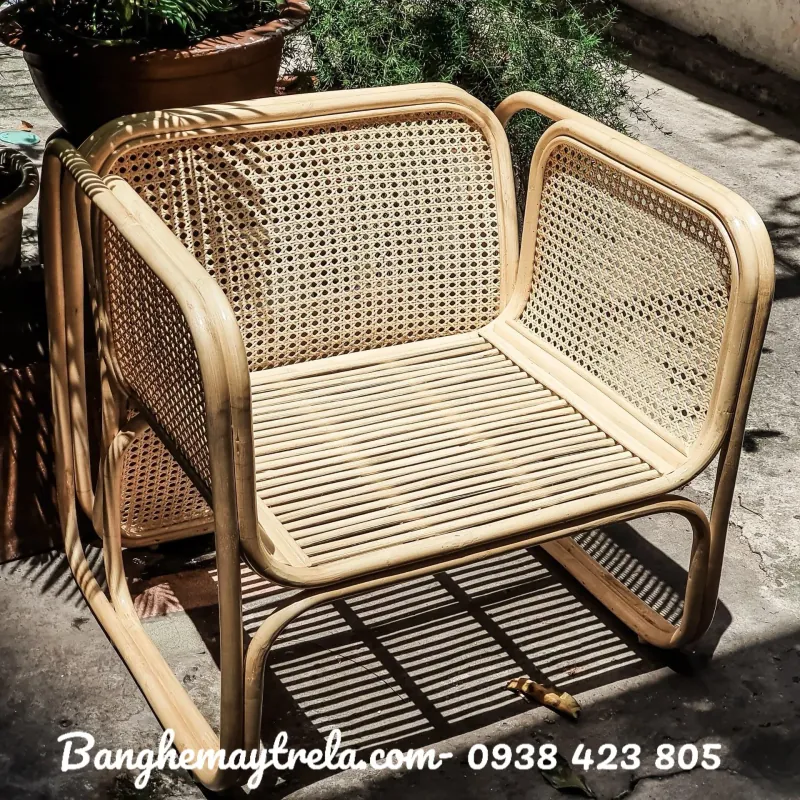 Ghế mây vuông mắt cáo 788592