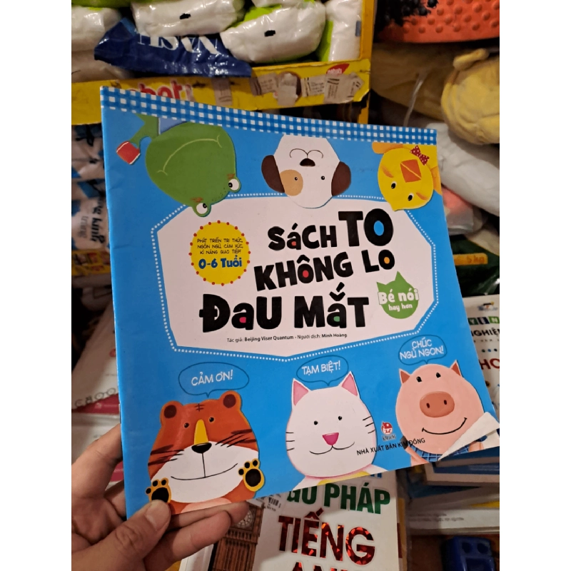 Bộ 4 cuốn sách to không lo đau mắt 0-6 tuổi mới 80% nhăn bìa HCM0808 MẸ VÀ BÉ 924908