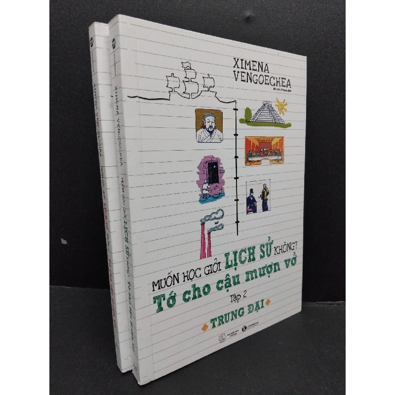 Bộ 2 tập Muốn học giởi lịch sử không? Tớ cho cậu mượn vở mới 90% bẩn nhẹ 2022 HCM1008 Ximena Vengoechea LỊCH SỬ - CHÍNH TRỊ - TRIẾT HỌC 916727