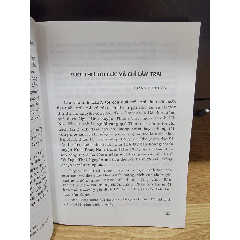 Thượng tướng Vũ Lăng từ một quyết tử quân - Hồi ký thượng tướng Vũ Lăng 558888
