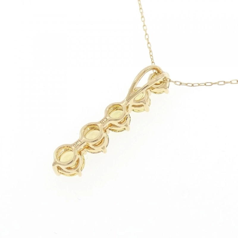 K18YG Ngọc lục bảo xanh Dây chuyền 1.20CT - Hàng hiệu Chính hãng 856381