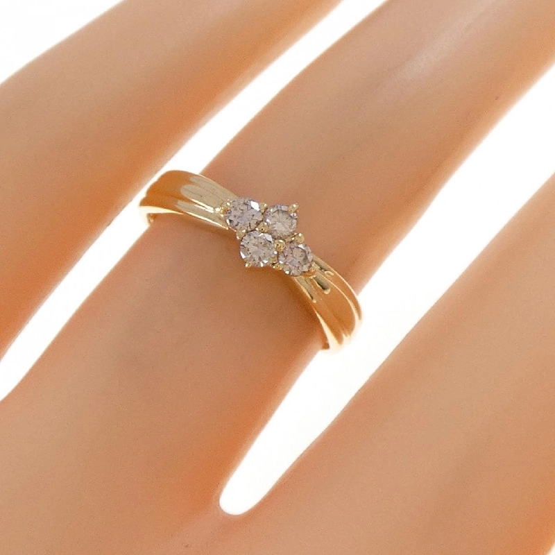 Nhẫn kim cương K18YG 0.20CT - Hàng hiệu Authentic 853054