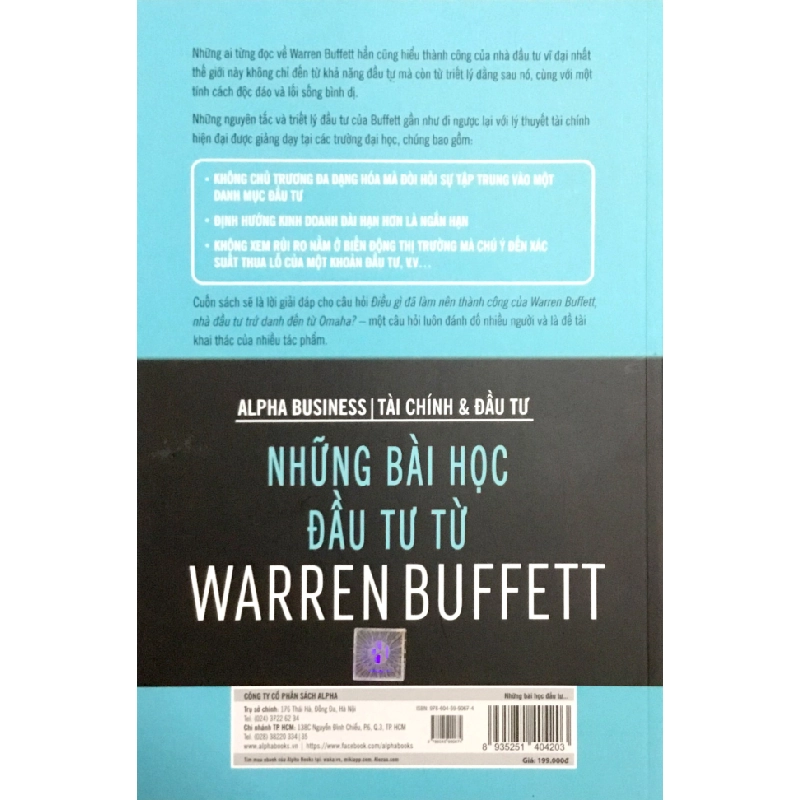 Những Bài Học Đầu Tư Từ Warren Buffett - Lawrence A. Cunningham 294289