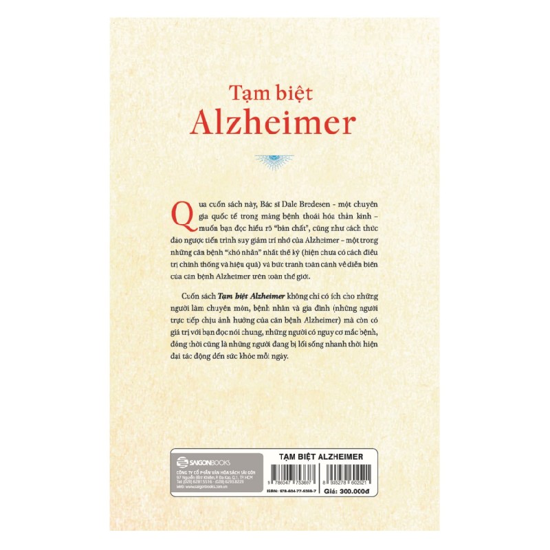 Tạm Biệt Alzheimer - Dale E. Bredesen 149099