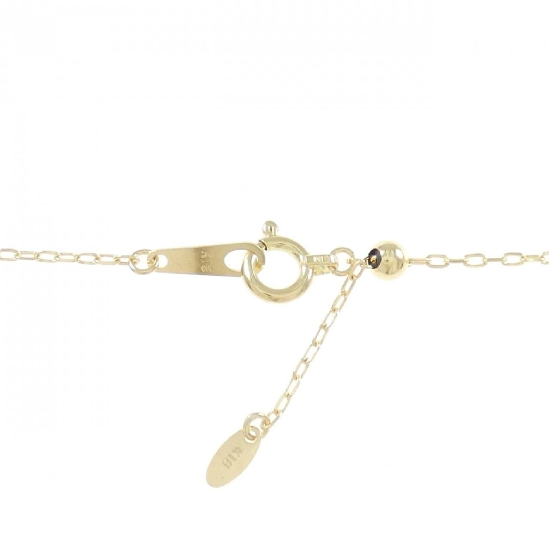 K18YG Solitaire Diamond Necklace - Hàng hiệu Authentic 861351