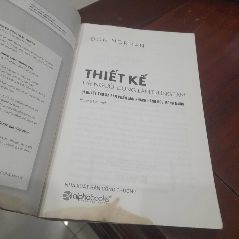 Don Norman - THIẾT KẾ LẤY NGƯỜI DÙNG LÀM TRUNG TÂM, tạo ra sản phẩm mọi người mong muốn 330638