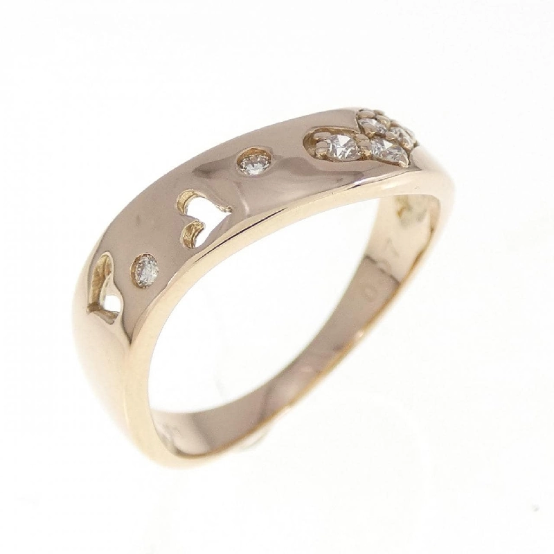 Nhẫn kim cương hình trái tim K18PG 0.07CT 671758