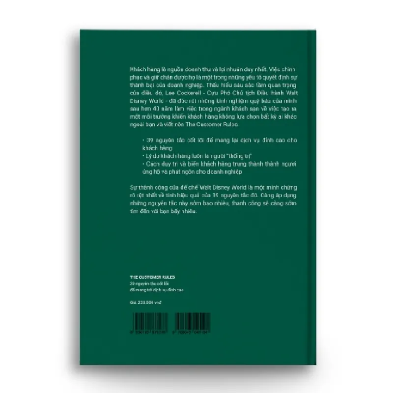 THE CUSTOMER RULES - 39 Nguyên tắc cốt lõi để mang tới dịch vụ đỉnh cao - Lee Cockerell - MARKETING KINH DOANH 596802