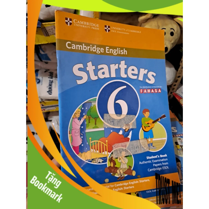 (TẶNG BOOKMARK) Cambridge English Starters 6 mới 90% RBK0808 HỌC NGOẠI NGỮ 940643