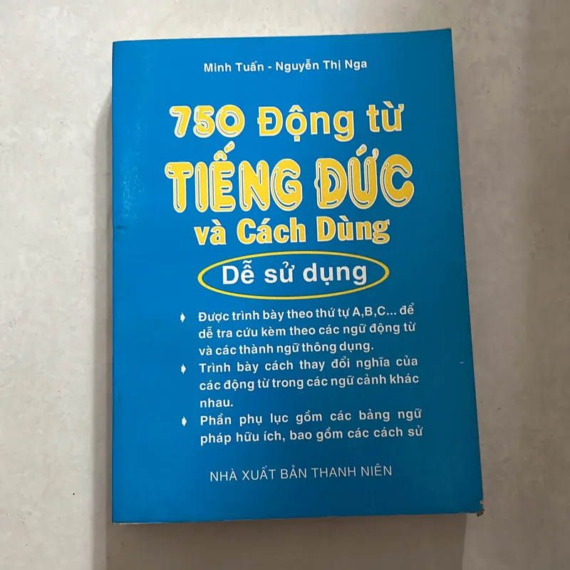 750 Động từ Tiếng Đức và cách dùng - Minh Tuấn - 2000s 559029
