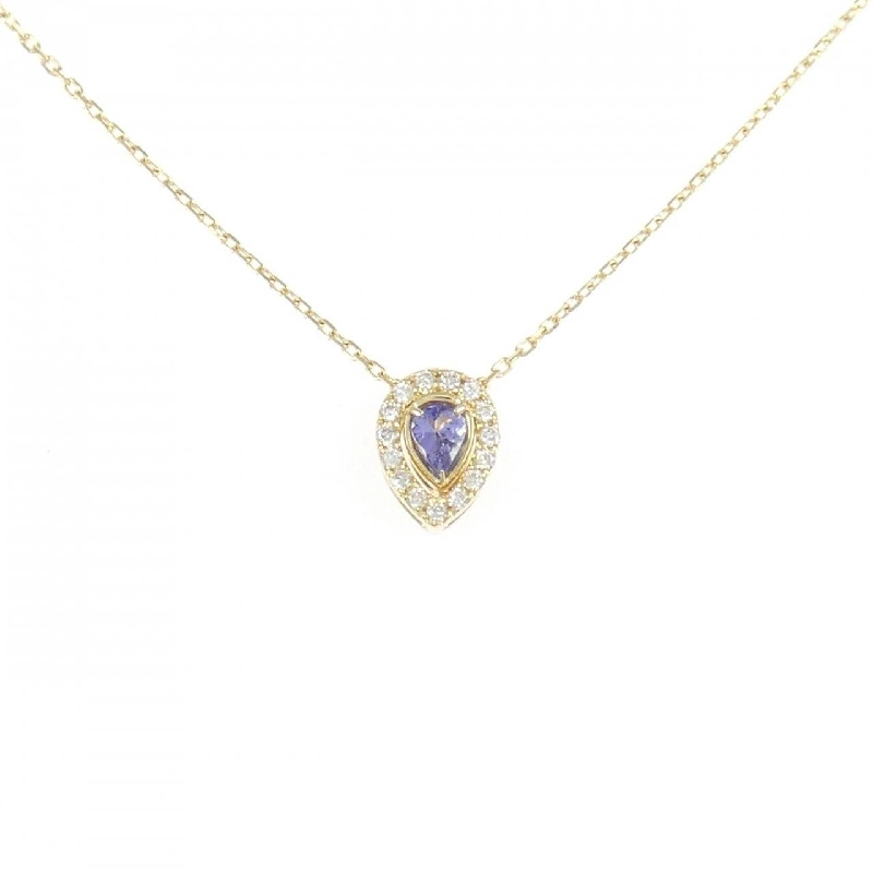 K18YG 2WAY Đá Tanzanite Dây Chuyền - Hàng hiệu Chính hãng 856130