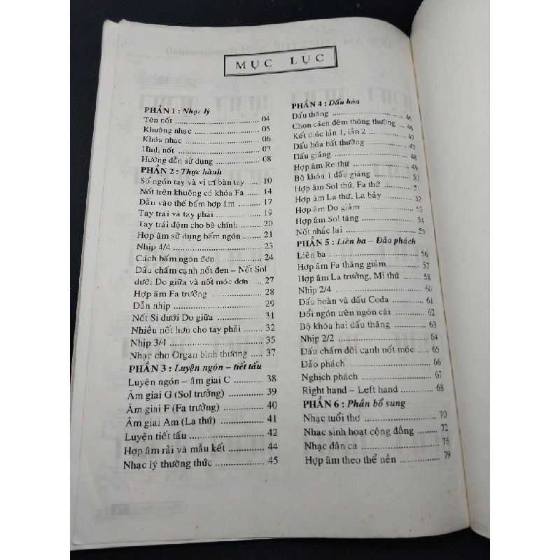 Phương pháp học đàn Organ Keyboard 1 mới 80% ố 2001 Nhạc sĩ Lê Vũ HCM2103 GIÁO TRÌNH, CHUYÊN MÔN 413284