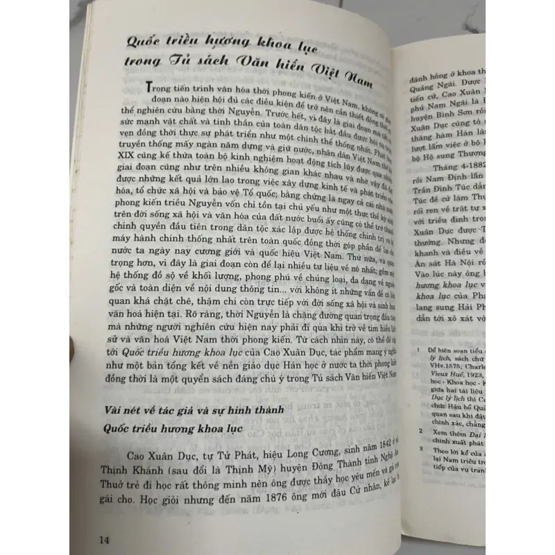 Quốc Triều Hương Khoa Lục - Cao Xuân Dục - Lịch sử / Khoa cử 1006589