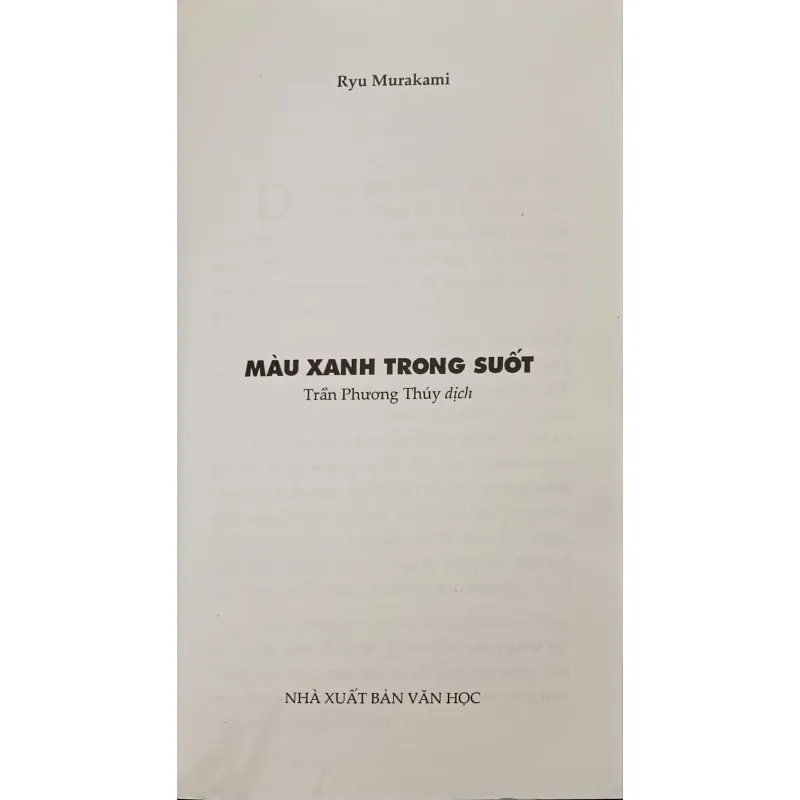 Màu xanh trong suốt (Ryu Murakami) 1023845