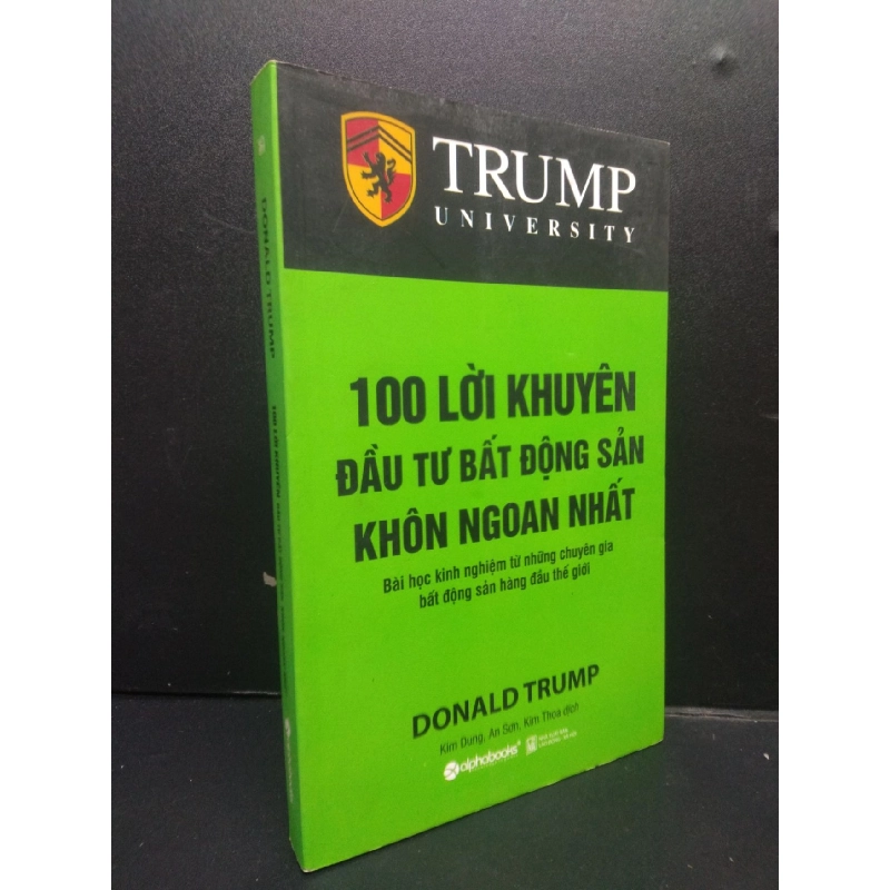 100 Lời khuyên đầu tư bất động sản khôn ngoan nhất mới 90% bẩn nhẹ 2020 HCM2105 Donald Trump SÁCH KỸ NĂNG 914336