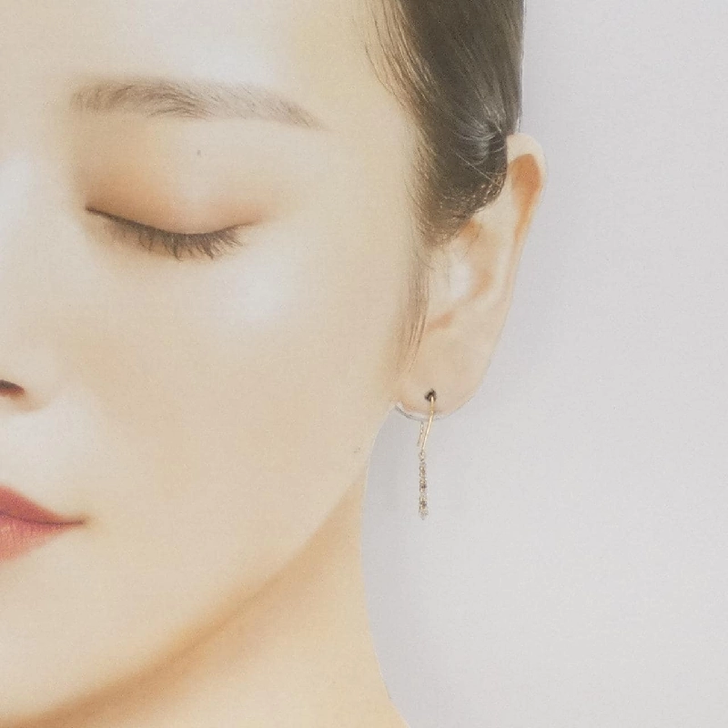 K18YG Bông tai kim cương 0.30CT - Hàng hiệu Chính hãng 866720