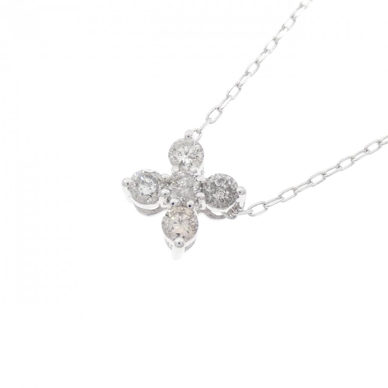 K18WG Dây chuyền kim cương 0.40CT - Hàng hiệu Chính hãng 858875