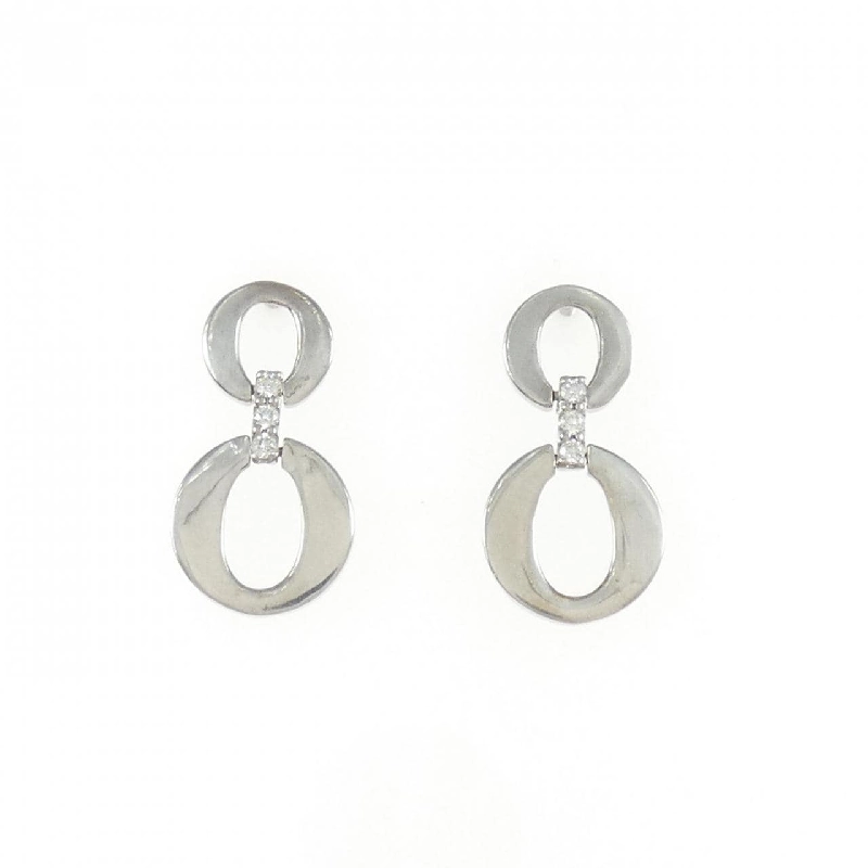 K18WG Bông tai kim cương 0.04CT - Hàng hiệu Chính hãng 868498