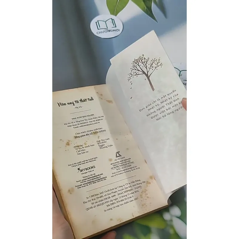 Hôm Nay Tôi Thất Tình - Hạ Vũ 705592