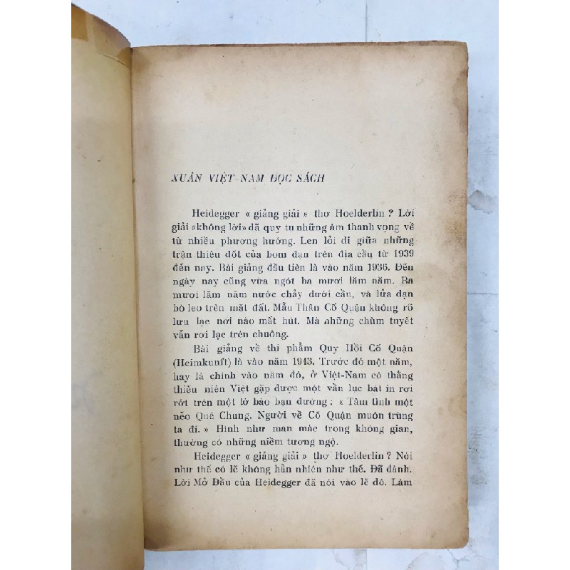 lời cố quận và lễ hội tháng ba - Martin Heidegger ( in lần nhất có chữ ký tác giả ) 128092