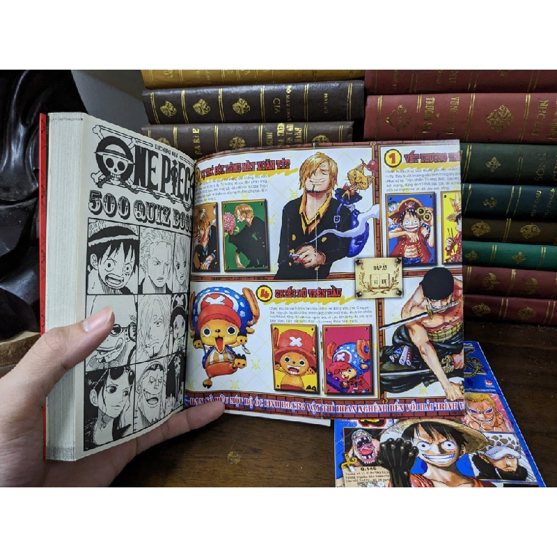 truyện tranh One Piece 500 Quiz Book - Eiichiro Oda ( trọn bộ 2 tập ) 124284