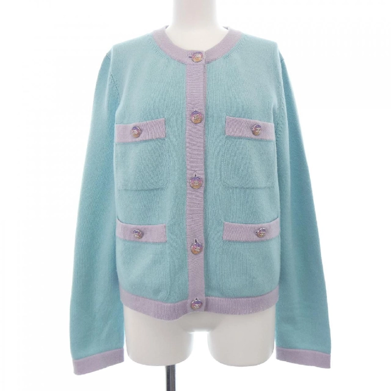 【Mã giảm giá】Áo khoác len CHANEL 640401