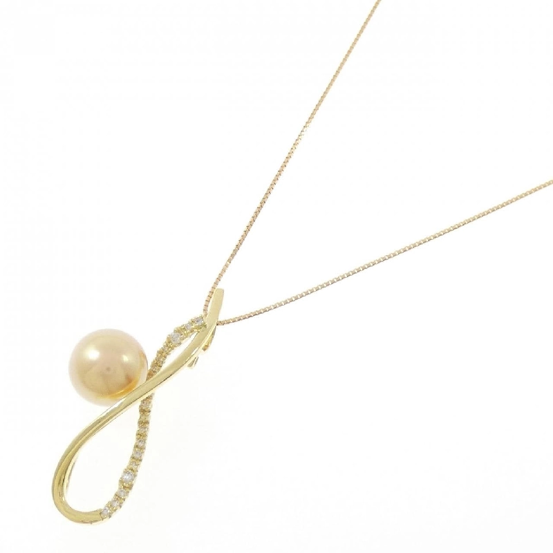 K18YG Ngọc trai trắng 10mm - Hàng hiệu Authentic 857816