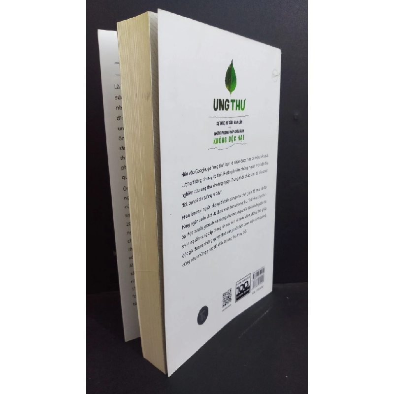 [Phiên Chợ Sách Cũ] Ung Thư - Sự Thật, Hư Cấu, Gian Lận Cà Những Phương Pháp Chữa Lành Không Độc Hại - Ty Bollinger 1212 337366